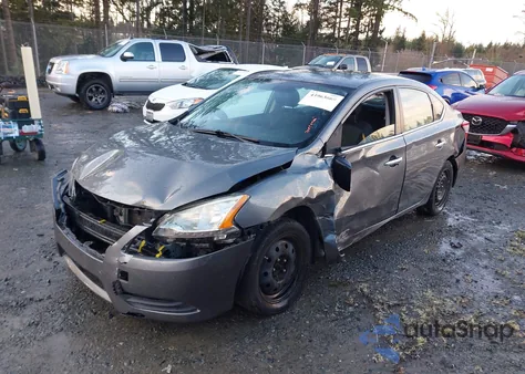 2015 Nissan Sentra Fe+ S/S/Sl/Sr/Sv z USA, uszkodzony, nr VIN 3N1AB7AP2FL630863